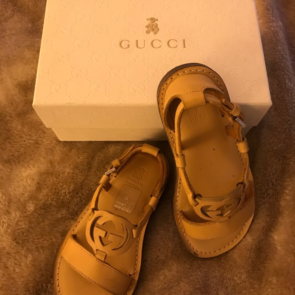 Gucci Kids Sandals in Tan